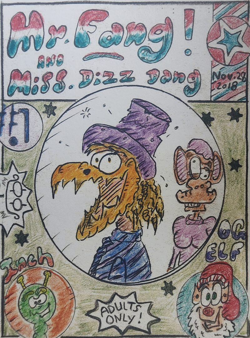 Mr. Fang! and Miss Dizz Dang #1. Cover. Marty Volpe.