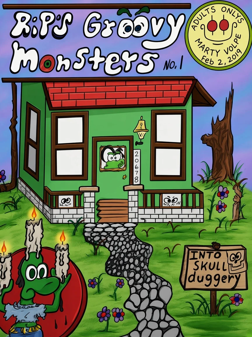 Rip's Groovy Monsters No. 1. Remastered. Marty Volpe.